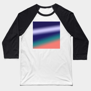 blue white orange texture art Baseball T-Shirt